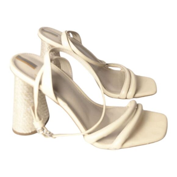 SAM EDELMAN Kia Strappy Tan Leather Sandals Size 8.5M - Picture 4 of 8